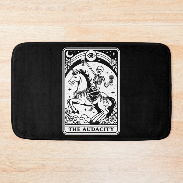 Item preview, The Audacity Skeleton Funny Tarot Card  designed and sold by gunaone-design.