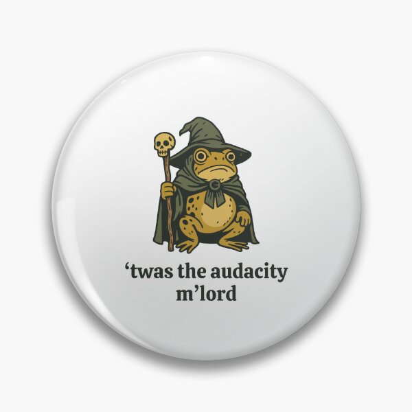 Item preview, Twas the Audacity Funny Wizard Frog Meme designed and sold by gunaone-design.