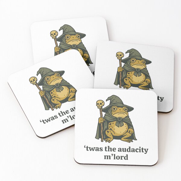 Item preview, Twas the Audacity Funny Wizard Frog Meme designed and sold by gunaone-design.