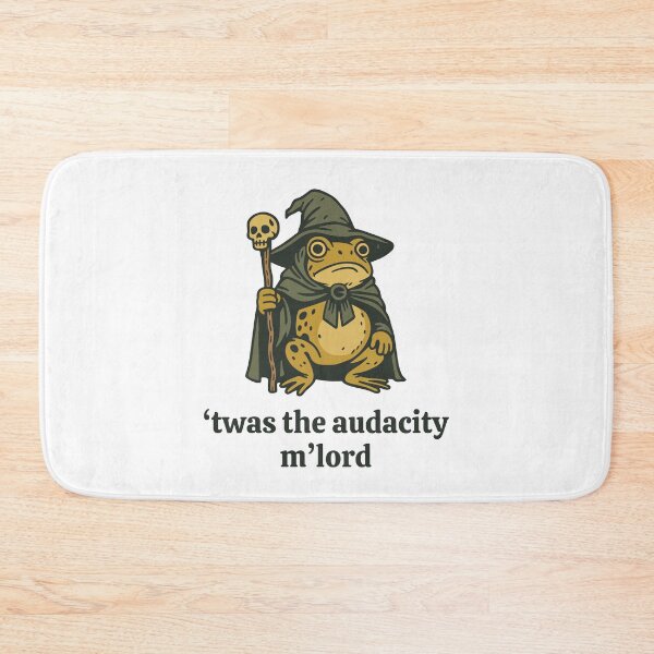 Item preview, Twas the Audacity Funny Wizard Frog Meme designed and sold by gunaone-design.