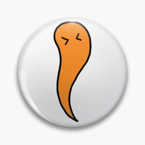 Item preview, Ghosty w/ Arrow Eyes (Orange) designed and sold by GH.