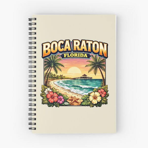 Item preview, Boca Raton, Florida - Coastal designed and sold by Myra365Art.