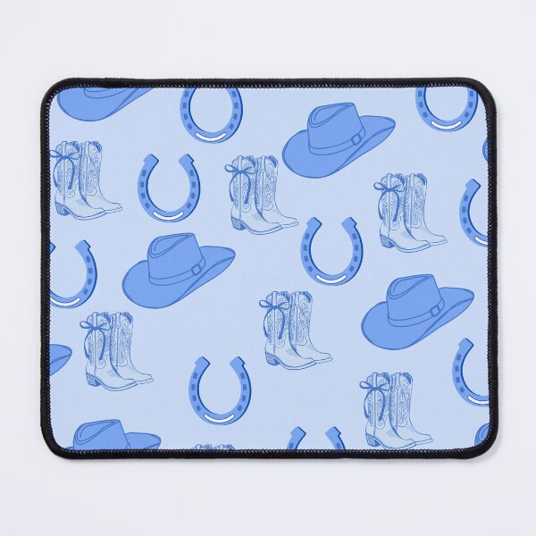 Item preview, Blue Cowboy Seamless Pattern designed and sold by emmavdh.