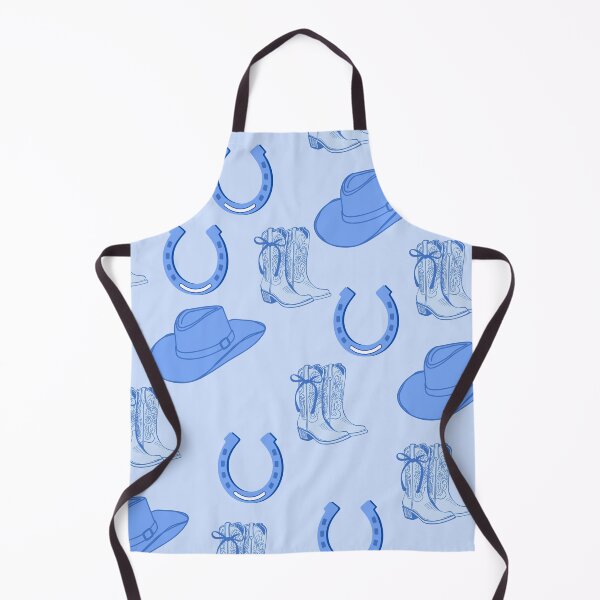 Item preview, Blue Cowboy Seamless Pattern designed and sold by emmavdh.