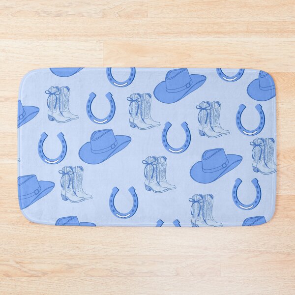 Item preview, Blue Cowboy Seamless Pattern designed and sold by emmavdh.