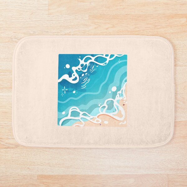 Item preview, Tiburones de olas de playa bajo el agua designed and sold by Aloe and Monstera.