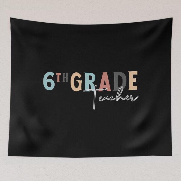 Item preview, Sixth Grade Teacher Typography designed and sold by fgaxsohqmvs18.