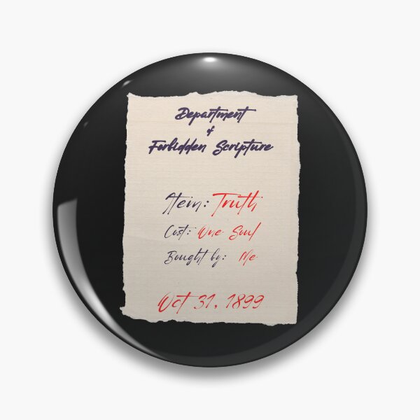 Item preview, Department of Forbidden Scripture | Dark Academia Soul Receipt designed and sold by VENOHA.