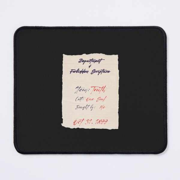 Item preview, Department of Forbidden Scripture | Dark Academia Soul Receipt designed and sold by VENOHA.