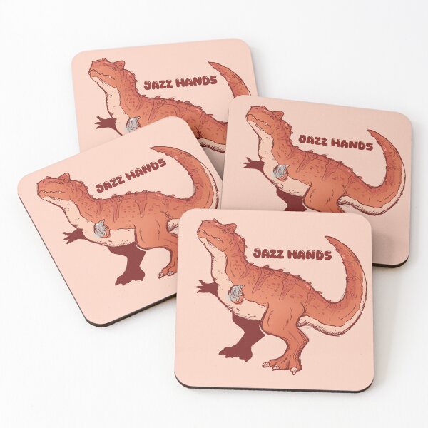 Item preview, Jazz Hands Dancing Realistic Carnotaurus designed and sold by Aloe and Monstera.