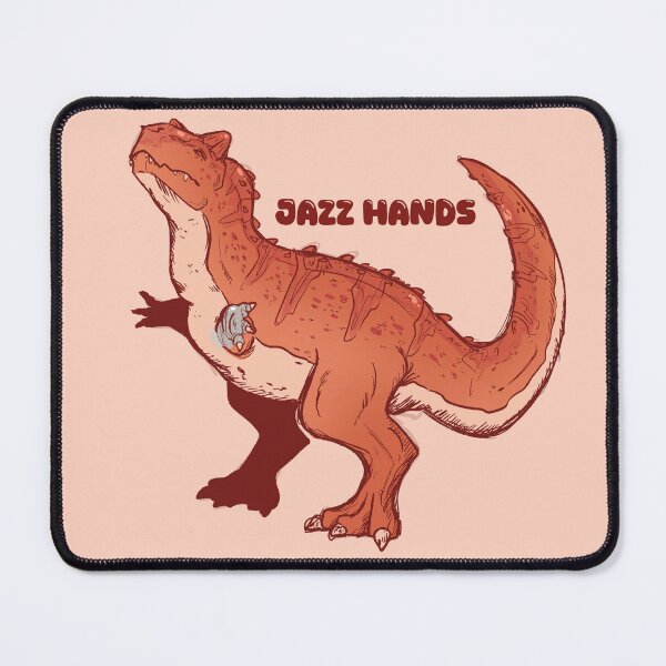 Item preview, Jazz Hands Dancing Realistic Carnotaurus designed and sold by Aloe and Monstera.