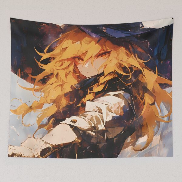 Item preview, Enchanted Marisa Kirisame Touhou Magic Witch Anime Spell Fantasy Japan designed and sold by Tokyonomad.