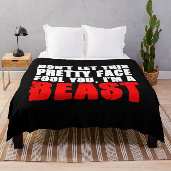 Item preview, Don't Let This Pretty Face Fool You, Im A Beast - Funny Wrestling & Wrestler designed and sold by kavitasyavera.