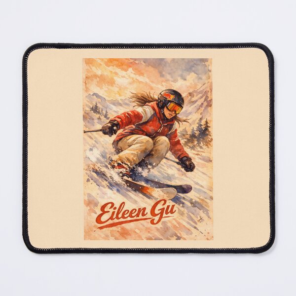 Item preview, Eileen Gu Skiing designed and sold by Sarcastic designs.