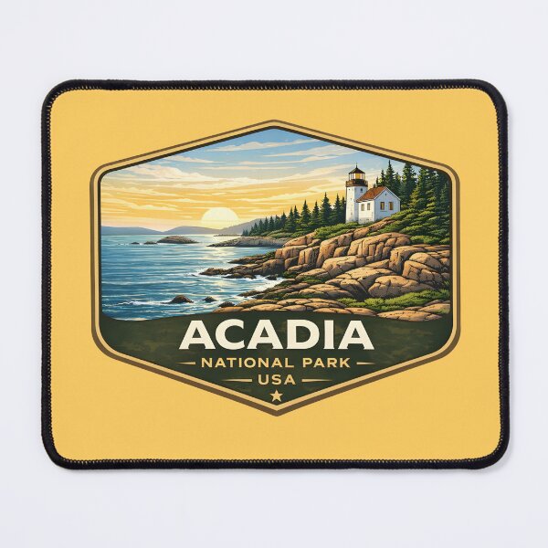 Item preview, Acadia National Park, Maine, USA | Iconic Trails and Peaks Series designed and sold by WanderUpNorth.