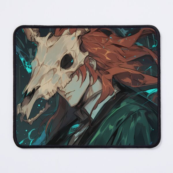 Item preview, Mysterious Elias Ainsworth Ancient Magus Bride Forest Shadow Dark Anime Spirit designed and sold by Tokyonomad.