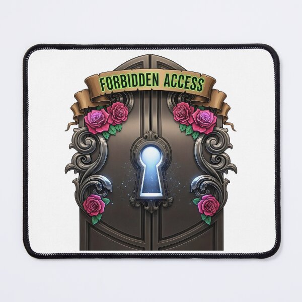 Item preview, Forbidden Access Secret Door – Gothic Victorian Mystery Fantasy Escape Room Gift Design designed and sold by Luminari Creations.