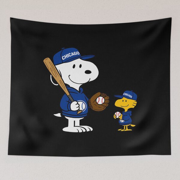 Item preview, Chicago Cubs Snoopy And Woodstock Baseball designed and sold by Godfrey Molwana.