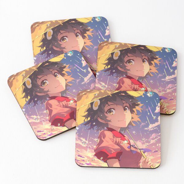 Item preview, Fierce Suruga Kanbaru Bakemonogatari Rain Impact Spirit Anime Force Japan designed and sold by Tokyonomad.