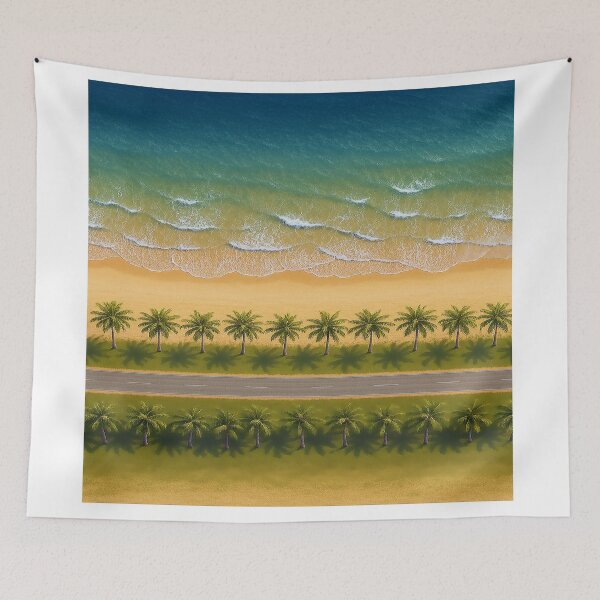 Item preview, Coastal Pulse: Coconut Road to the Sea designed and sold by seoulsarap.