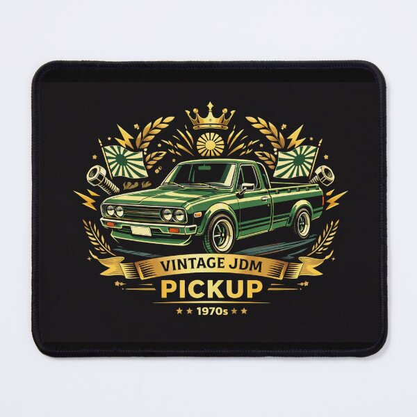 Item preview, Vintage JDM Pickup Emblem – Datsun 620 Crown Style designed and sold by HugMade by KhunK.