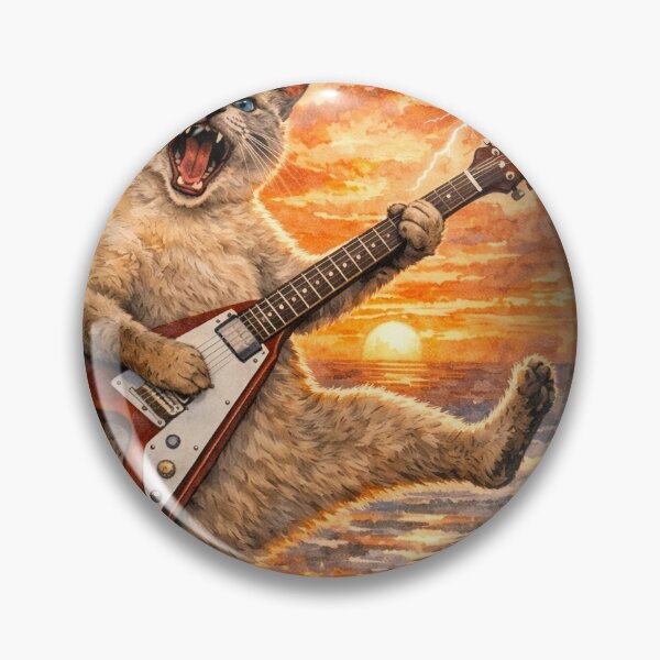 Item preview, Rockstar Cat designed and sold by LoueeLove.