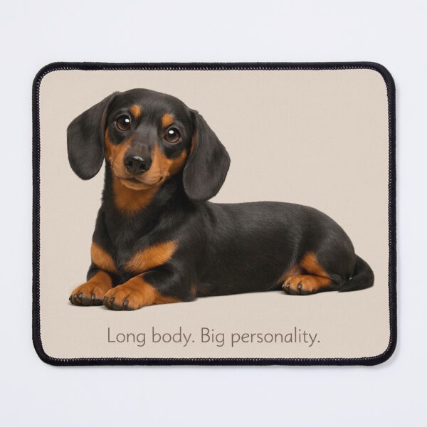 Item preview, Emotional Dachshund Art – Long Body Big Personality designed and sold by dogmomtees.