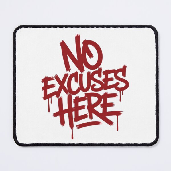 Item preview, No Excuses Here — Discipline Over Comfort, Every Time designed and sold by NewUSShop.