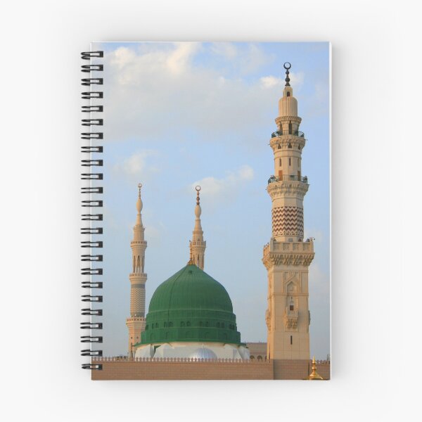 Item preview, Medina Masjid an-Nabawi, Green Dome, canvas print designed and sold by insiyah7253.