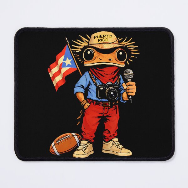 Item preview, Puerto Rico Coqui Frog Street Music Football Boricua designed and sold by Arens ★★★★★.