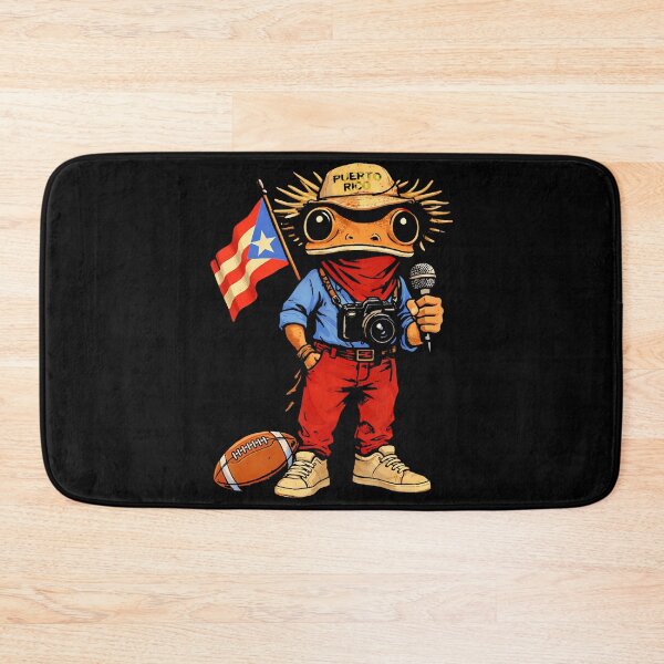 Item preview, Puerto Rico Coqui Frog Street Music Football Boricua designed and sold by Arens ★★★★★.