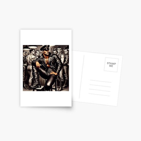 PostcardBook Tom of Finland　トム・オブ・フィンランド Vintage Tom of Finland postage stamp Postcard | Zazzle