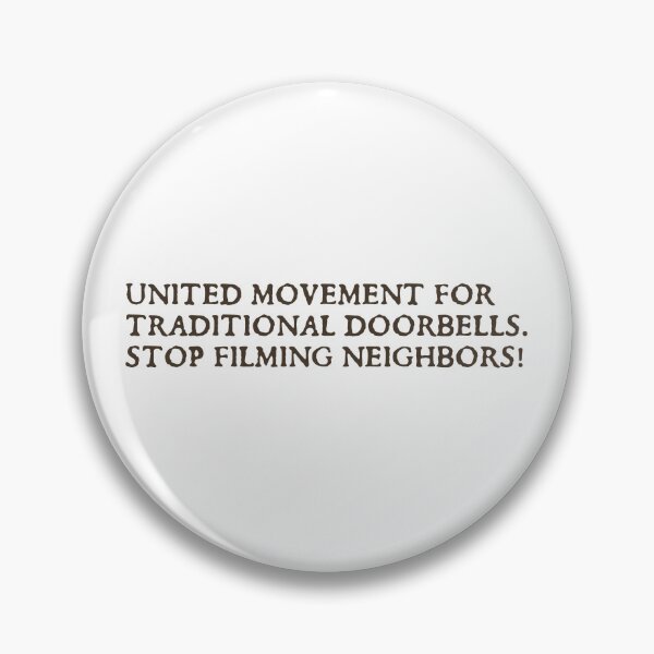 Item preview, United Movement for Traditional Doorbells designed and sold by rhodeyart.