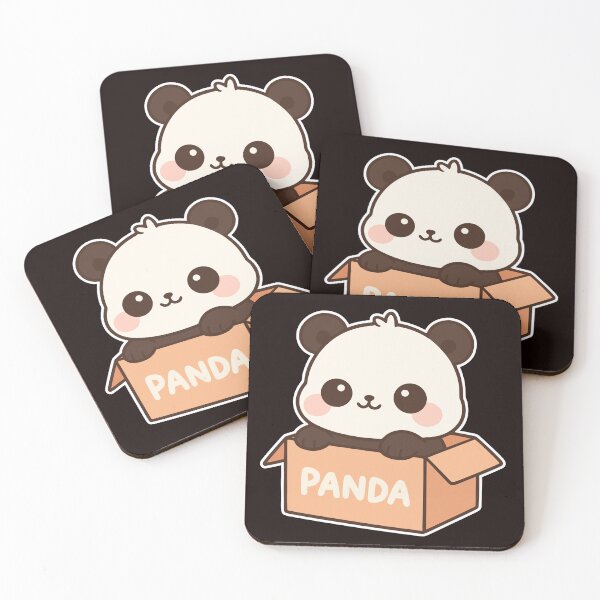 Item preview, Kawaii Panda in Box   designed and sold by Kawaii-SweetArt.