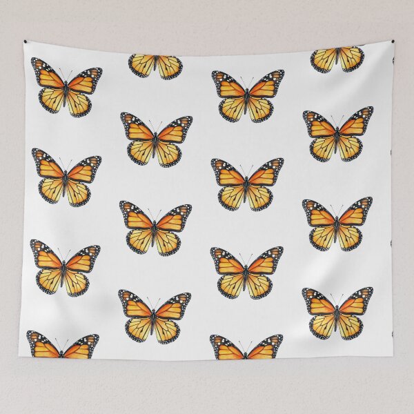 Item preview, Orange Butterfly Aesthetic Illustration designed and sold by SoftCo.