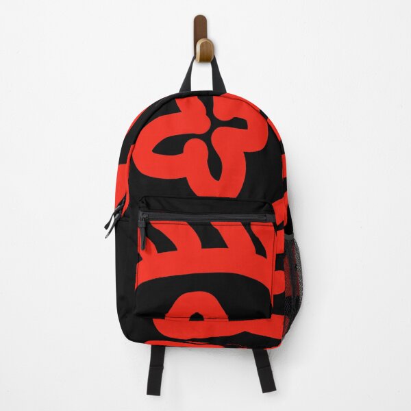 Item preview, Red Neon Doodle Face – Bold Abstract Character designed and sold by felipemaldonadoart.