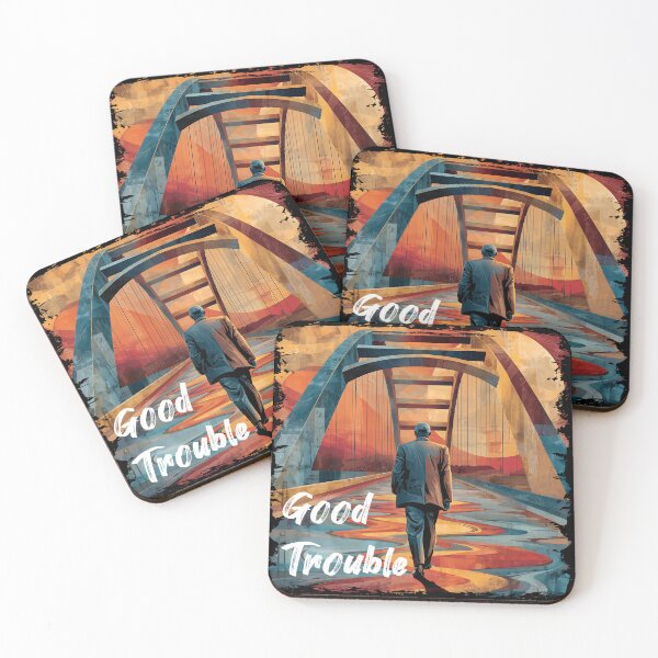 Item preview, John Lewis Good Trouble Selma Bridge Crossing designed and sold by Boddicca.