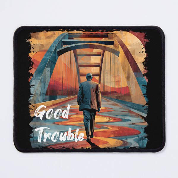 Item preview, John Lewis Good Trouble Selma Bridge Crossing designed and sold by Boddicca.