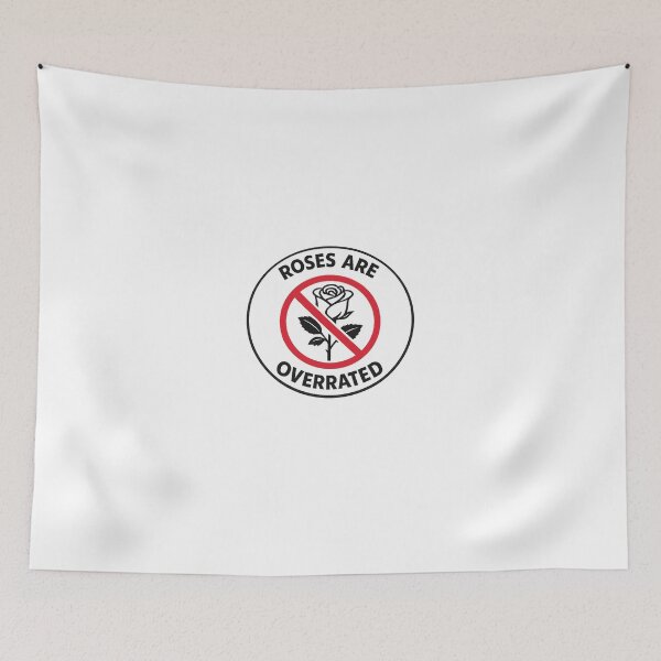 Item preview, Roses Are Overrated – Anti-Valentine Minimalist Graphic T-Shirt designed and sold by GlobalDesignUnlimited.