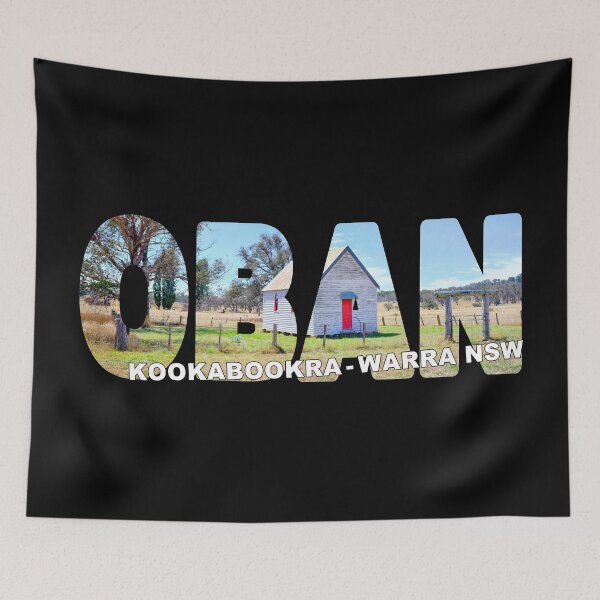 Item preview, OBAN Kookabookra Warra NSW - Rural Parish Church Red Door designed and sold by Adam Gormley.