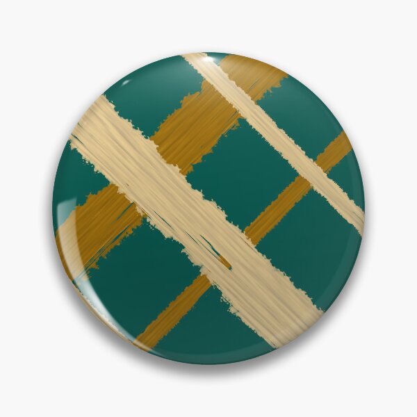 Item preview, Diagonal brushstroke yellow on teal plaid designed and sold by DesignsbyPheby.