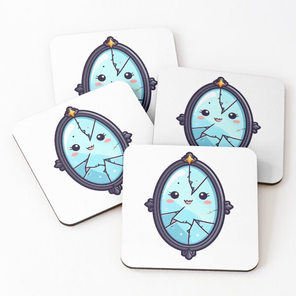Item preview, Cute Kawaii Broken Mirror  designed and sold by Aitne.