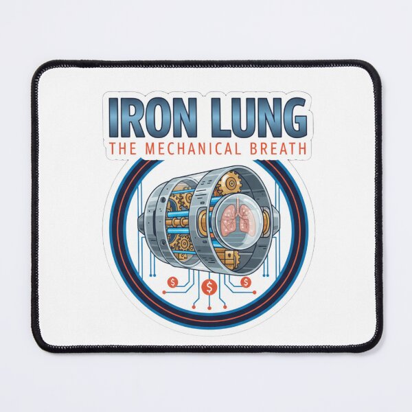 Item preview, Iron Lung Mechanical Breath Sticker - Vintage Medical Tech Art designed and sold by Fatomfatom.