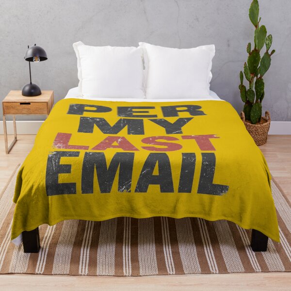Item preview, Per My Last Email - Vintage Distressed Corporate Humor Typography designed and sold by Top-Tier Thinking .