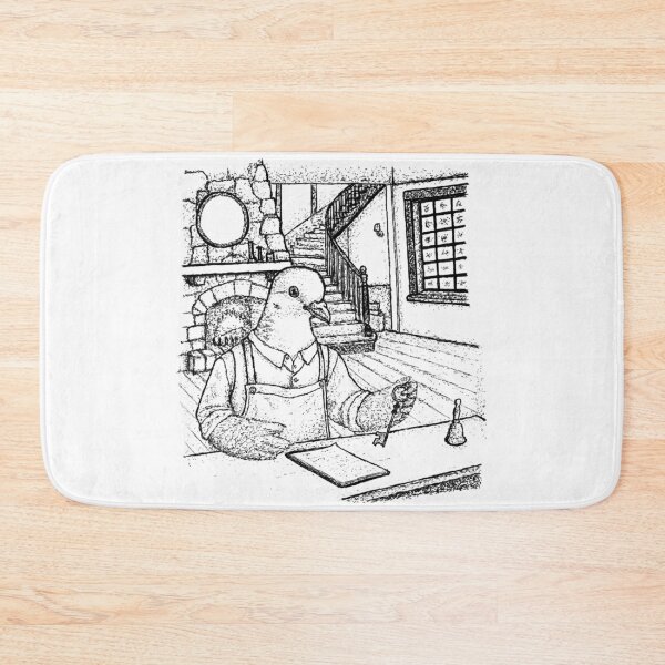 Item preview, The Grand Avian Hotel: Pigeon at the Front Desk designed and sold by wbhny.