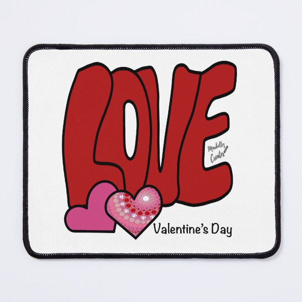 Item preview, Red Love with Hearts designed and sold by MarbellyCreates.