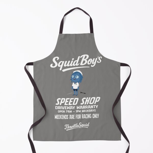 Aperçu de l'œuvre Conception du t-shirt SPEED SHOP de SquidBoy créée et vendue par Piss Take .