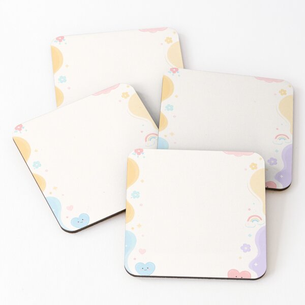 Item preview, Sweet Dreams Pastel Pattern – Kawaii Stars, Clouds and Hearts designed and sold by EsenciaZen.