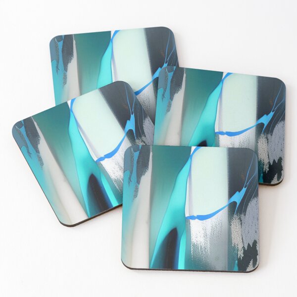 Item preview, Turquoise Emerald Abstract designed and sold by KiwiArtistDK.