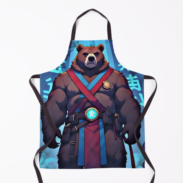 Item preview, Samurai Bear Warrior Anime Art Japanese Fantasy designed and sold by Neer arts.